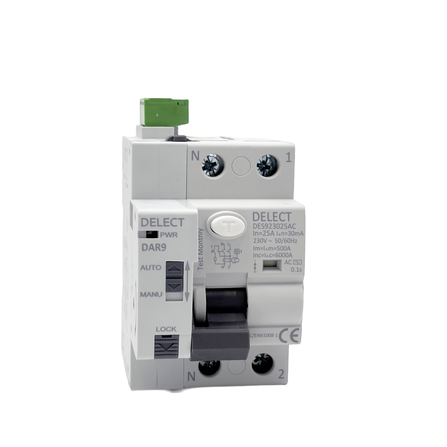 DAR9 + DES923025AC - Dispositivo di riarmo automatico + Interruttore differenziale salvavita 25A