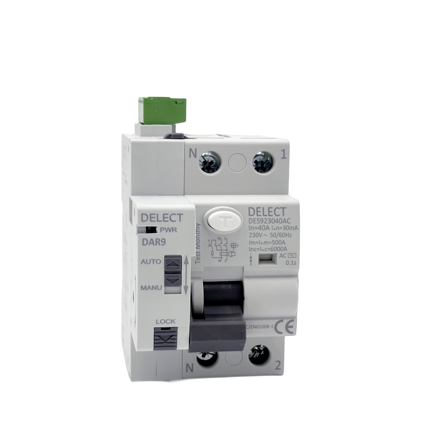 DAR9 + DES923040AC - Dispositivo di riarmo automatico + Interruttore differenziale salvavita 40A